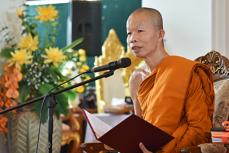 พระราชปฏิภาณโกศล ผศ.ดร. รับการถวายมุทิตาสักการะเนื่องในโอกาสรับพระบัญชา แต่งตั้งเป็นอธิการบดี รูปที่ ๖